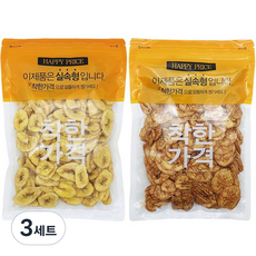 香蕉脆片 400g+烤香蕉片 400g, 3組