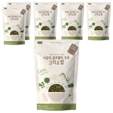 Saenggran 菠菜小球藻豆腐和米飯 Furikake, 70g, 6個