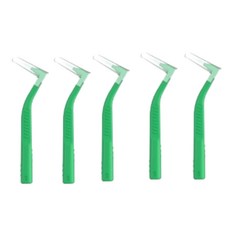 Yigate 醫潔 Lemeis L型牙刷 牙間刷 綠色, 5入, 1個