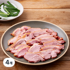 셀덕 맛있는 오리훈제 슬라이스, 600g, 4개