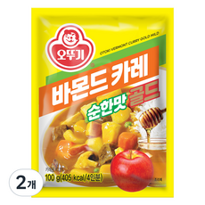 오뚜기 바몬드 카레 골드 순한맛, 100g, 2개