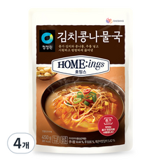 호밍스 김치콩나물국, 450g, 4개