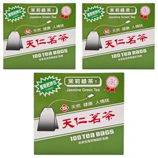 天仁茗茶 茉莉綠茶, 1.5g, 100包, 3盒