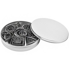 Acro Sounds 不鏽鋼餅乾印章24種, 單一顏色, 1套