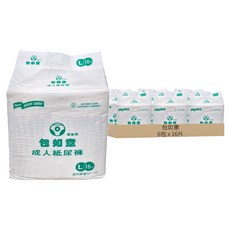 包如意 成人紙尿褲 16片 適用腰圍40-55吋, 大型 L, 6包