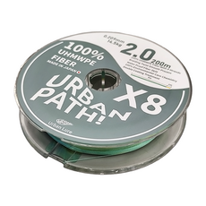 Urban Lure URBAN PATH X8 日本製雙塗層PE線 釣魚線 2.0, 綠色 + 黃色, 1個