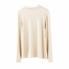 Amica 輕奢甜美中領羊絨蛋白內搭