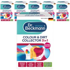 Dr.Beckmann 貝克曼博士 防染色吸附髒污洗衣片, 50張, 6盒