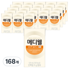 메디웰 고단백 플러스 미니 영양식, 120ml, 168개