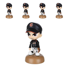마구마구 KBO 구단 캐릭터 피규어 롯데자이언트, 5개