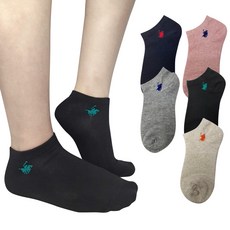 비버리힐스폴로클럽 여성용 패션 스니커즈 양말 37 5족세트