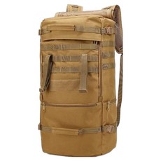 Make It軍事露營後背包 旅行背包 40L, 米色