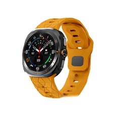 파이네스트원 패턴 리버스 버클 스트랩 34mm, 딥 옐로우, 1개