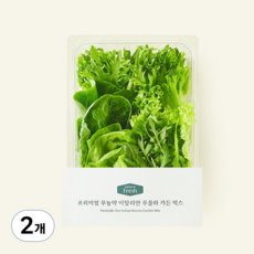 [로켓프레시]프리미엄 무농약 이탈리안 루꼴라 가든 믹스, 110g, 1개입, 2개