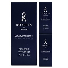 roberta di camerino 車用出風口芳香劑 水漾藍 補充包 7ml 1入, 3個