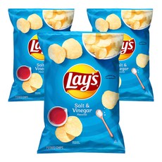洋芋片 鹽醋口味, 3個, 184.2克