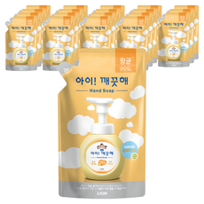 아이깨끗해 핸드워시 순 파우더향 리필용, 200ml, 20개