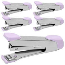 MAX 美克司 釘書機 HD-10, 5個, 粉紫色