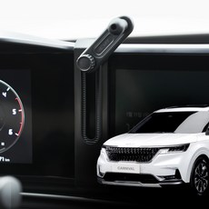 JUPAZIP Carnival 4代 車用手機支架, 1個, 黑色