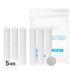 필터클래스 닥터피엘 샤워기용 호환 녹물 제거필터 3p + 염소필터 3p, 5세트