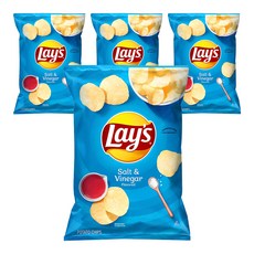 洋芋片 鹽醋口味, 4個, 184.2克