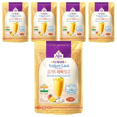 T Asia KITCHEN 芒果印度優格奶昔沖泡粉, 320g, 1包, 5包