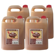 한강식품 진사댁 재래식 옛날 조청, 3kg, 4개