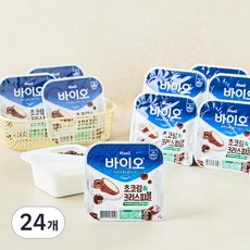 매일바이오 토핑 초코링&크리스피볼, 130g, 24개