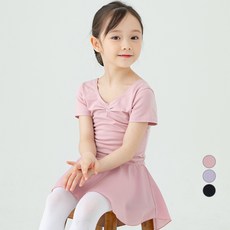 LollyTree 兒童短袖雪紡芭蕾舞衣