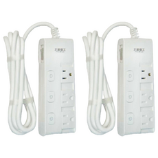 MAX STAR 太星電工 蓋安全四開三插滑蓋電腦線, 台灣製造, 2.7m, MAX309, 2條