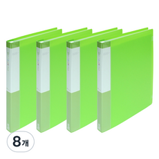 ECO Chungwoon PP 透明文件夾 A4 20頁, 淺綠色, 8個