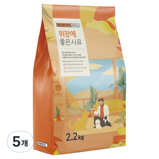 프롬벳 강아지 전연령 위장에 좋은 건식 사료, 소화기능/췌장/위개선, 2.2kg, 5개