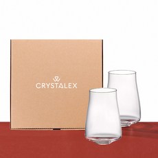 CRYSTALEX Alexia 扁平雞尾酒高球長飲杯 2入 + 禮盒組, 1套