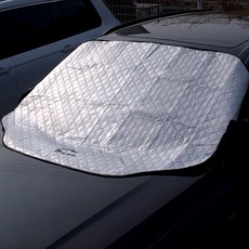 車用前擋風玻璃罩 中型 + 高級收納袋套組, 混色, 1個, 奧迪 Q7