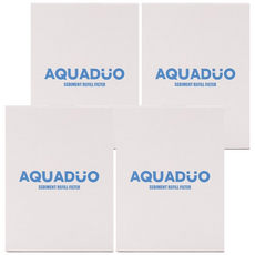 AQUADUO 淨水蓮蓬頭濾芯, 4入/一盒, 整體外徑27mm X 總長度117mm, 4盒