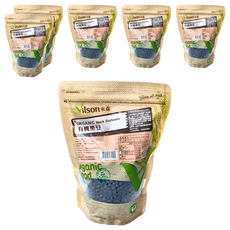 Vilson 米森有機 有機黑豆 慈心有機驗證商品 無添加防腐劑、人工香料及色素, 450g, 6包