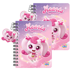 STUDIO EIGHT 迷你寶寶第5季配件筆記本, 愛心萌可, 2個