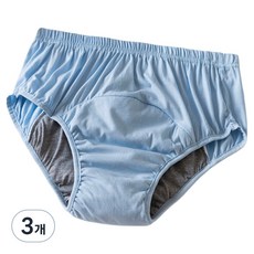 행복드림 편안한 착용감 요실금 안심 팬티 라이트블루, 대형, 3개, 1매입