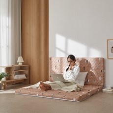 sky shop 韓國製造 Sensible 優質三折式床墊, 8cm, 橘色