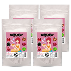 FLOWER DEER WATER 花鹿水 美美茶 美顏紅棗玫瑰花果茶, 5g, 15包, 4袋