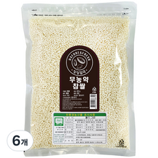 싱싱잡곡 무농약 찹쌀, 800g, 6개