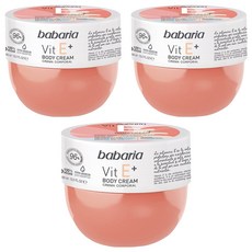 Babaria 維生素E+ 身體乳霜 400ml, 3個