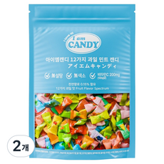 I AM CANDY 無糖12種水果薄荷維他命C糖果, 2個, 100g