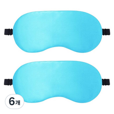 라붐 경량 심플 밀착 암막 아이마스크 수면안대 스카이, 6개, 1개입