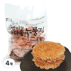 전통 가마솥 자연담아 누룽지, 1kg, 4개
