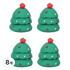 黑色樹 聖誕便攜式削鉛筆機 樹, 混色, 8個