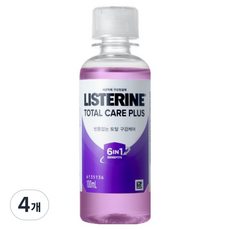 LISTERINE 李施德霖 Total Care Plus漱口水, 100ml, 4個
