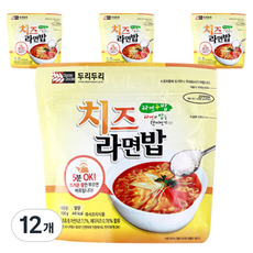 두리두리 치즈라면밥, 106g, 12개