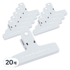 마켓감성 정직한 레트로 집게 그레이, 20개, 1개입