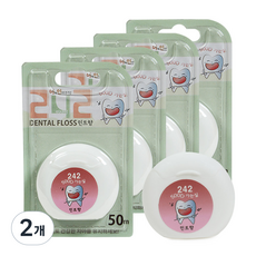 242 一般牙線 薄荷味, 2個, 4入